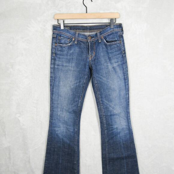 Citizens Of Humanity Jeans Size 28 Denim Womens Ingrid #002 Low Waist Flare - Picture 1 of 14